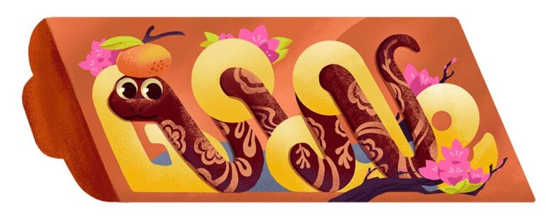 Le jeu Google sur l’année du serpent